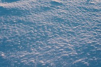 aerial view of snow-covered ground