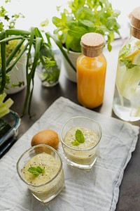 Healthy green drink smoothie recipe
