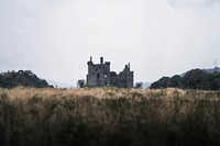 Cloudy day with Kilchurn Castle, Scotland