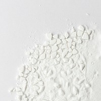 White dried color powder texture background