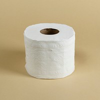 Tissue paper on yellow background