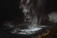 Múlafossur waterfall in the Faroe Islands