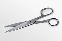 Scissors collage element, cutting tool design psd