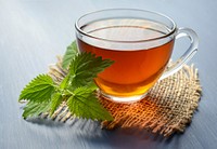 Free warm cup of herbal tea photo, public domain beverage CC0 image.