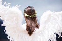 Free angel costume image, public domain costume CC0 photo.