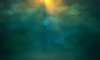 Green abstract background, free public domain CC0 photo.