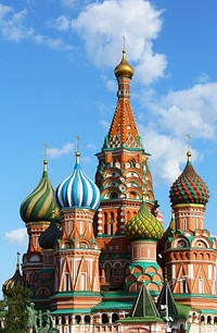 Free Saint Basil's Cathedral, Moscow, Russia image, public domain travel CC0 photo.