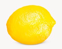 Lemon, fruit, food ingredient isolated image