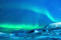 Free arctic northern lights image, public domain travel CC0 photo.