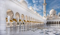 Free Sheikh Zayed Grand Mosque, Dubai photo, public domain religion CC0 image.