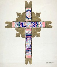 Cross (1935–1942) by Majel G. Claflin. Original from The National Gallery of Art. Digitally enhanced by rawpixel.