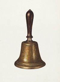 Town Crier's Bell (1935–1942) by Raymond E. Noble. Original from The National Gallery of Art. Digitally enhanced by rawpixel.