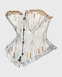 Wedding Corset vector vintage illustration, remixed from the artwork by Virginia Berge.