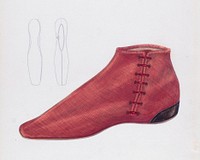 Woman's Shoe (ca.1936) by Melita Hofmann. Original from The National Gallery of Art. Digitally enhanced by rawpixel.