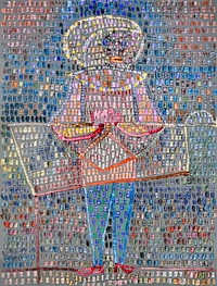 Boy in Fancy Dress (1931) by <a href="https://www.rawpixel.com/search/paul%20klee?sort=curated&amp;page=1&amp;topic_group=_my_topics">Paul Klee</a>. Original from The MET Museum. Digitally enhanced by rawpixel.