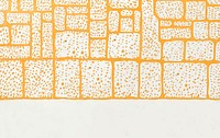 Orange tile pattern background vector, remixed from artworks by Moriz Jung