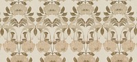 Silk with Art Nouveau Design (1900) textile design in high resolution by <a href="https://www.rawpixel.com/search/Georges%20de%20Feure?sort=curated&amp;page=1&amp;topic_group=_my_topics">Georges de Feure</a>. Original from The Cleveland Museum of Art. Digitally enhanced by rawpixel.
