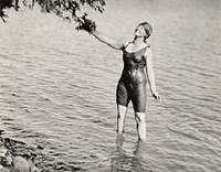 Ellen Koeniger, Lake George (1916) photo in high resolution by Alfred Stieglitz. Original from the Getty. Digitally enhanced by rawpixel.