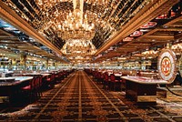 Golden Nugget Casino, Atlantic City, New Jersey (1985) photography in high resolution by John Margolies. Original from the Library of Congress. Digitally enhanced by rawpixel.