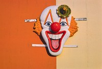 Clown ornament, Seaside Heights, New Jersey (1978) photography in high resolution by John Margolies. Original from the Library of Congress. Digitally enhanced by rawpixel.