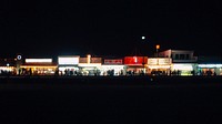 Boardwalk at night, Wildwood, New Jersey (1978) photography in high resolution by John Margolies. Original from the Library of Congress. Digitally enhanced by rawpixel.