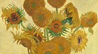 Van Gogh Sunflowers wallpaper, desktop background