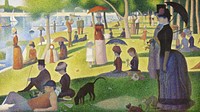 George Seurat vintage wallpaper, desktop background, A Sunday on La Grande Jatte