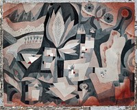 Dry cooler garden (1921) painting in high resolution by Paul Klee. Original from the Kunstmuseum Basel Museum. Digitally enhanced by rawpixel.