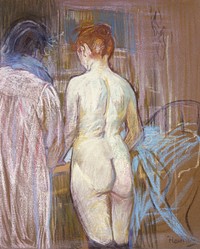 Henri de Toulouse–Lautrec, Prostitutes (1893–1895) famous painting. Original from the Dallas Museum of Art. Digitally enhanced by rawpixel.