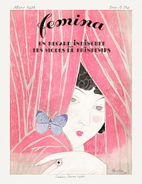 The Fashion Magazine as Temptress, Femina (1928). Original from The Rijksmuseum. Digitally enhanced by rawpixel.