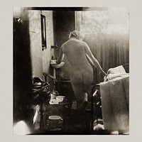Nude photography of Marie Jordan seen from the Back (ca. 1889) by George Hendrik Breitner. Original from The Rijksmuseum. Digitally enhanced by rawpixel.