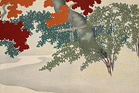 Maple from Momoyogusa&ndash;Flowers of a Hundred Generations (ca. 1909&ndash;1910) by <a href="https://www.rawpixel.com/search/Kamisaka%20Sekka?sort=curated&amp;type=all&amp;page=1">Kamisaka Sekka</a>. Original from the The New York Public Library. Digitally enhanced by rawpixel.
