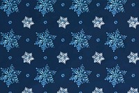 Festive Christmas snowflake  pattern background, remix of photography by Wilson Bentley