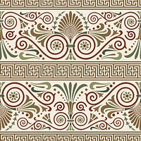 Vector Greek key seamless pattern background