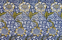 <a href="https://www.rawpixel.com/search/william%20morris?sort=curated&amp;page=1">William Morris</a>&#39;s (1834-1896) Kennet famous pattern. Original from The Birmingham Museum. Digitally enhanced by rawpixel.