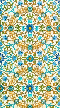 <a href="https://www.rawpixel.com/search/william%20morris?sort=curated&amp;page=1">William Morris</a>&#39;s Vine (1873) famous pattern. Original from The Smithsonian Institution. Digitally enhanced by rawpixel.