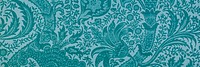 William Morris's (1834-1896) Indian pattern. Famous artwork, original from The Smithsonian Institution. Digitally enhanced by rawpixel.