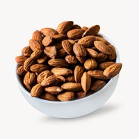 Almond bowl, organic food design