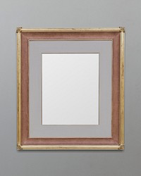 Gold picture frame illustration