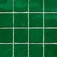 Green squared tiles grid background