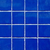 Blue squared tiles grid background