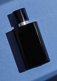 Black perfume glass bottle design resource