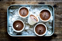 Homemade chocolate peanut butter ice cream cups recipe