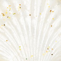 Gold glitter shell textured background