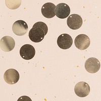 Gold glitter orange background