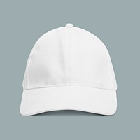 Simple white cap headwear accessory