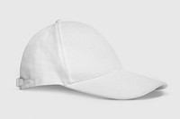 Simple white and pink cap headwear accessory