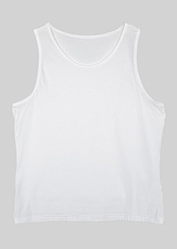 White muscle shirt streetwear fashion