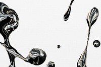 Black marble swirl background handmade aesthetic flowing texture experimental art