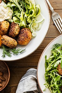 Sweet potato falafel recipe idea for vegan